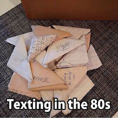 texting 80s